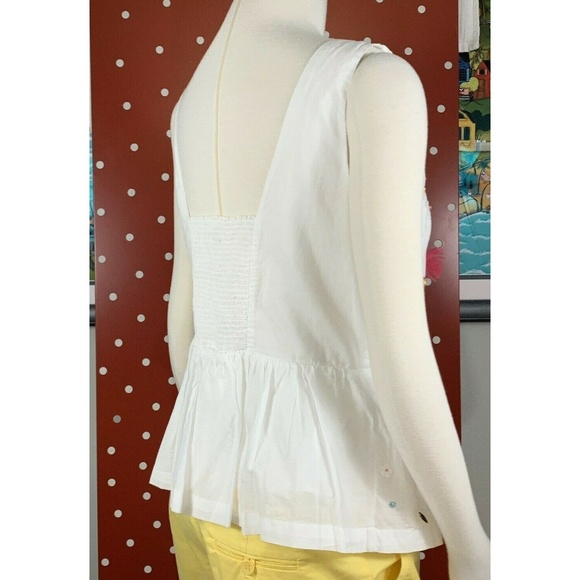 Crown & Ivy Hand Embellished Floral Top Peplum - Picture 3 of 7